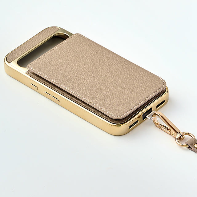 【GooglePixel 8a】Cross Body Case Duo (greige)