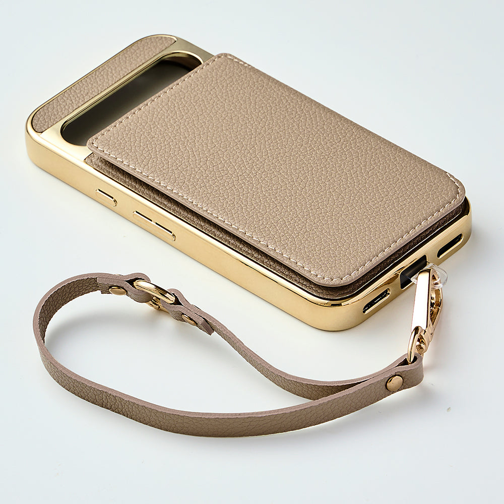 【GooglePixel 8a】Cross Body Case Duo (greige)