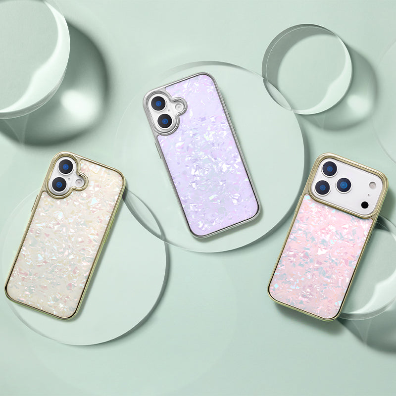Glass Shell Case (gold)