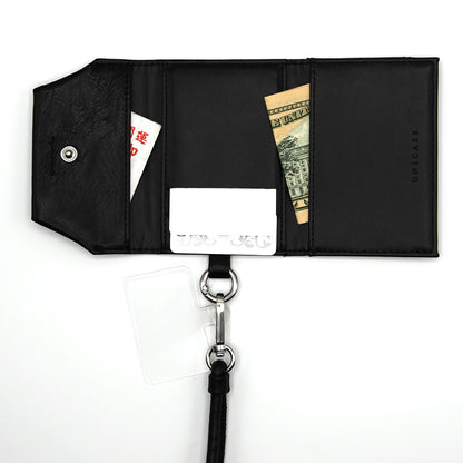 Mag Shoulder Card Wallet (black)