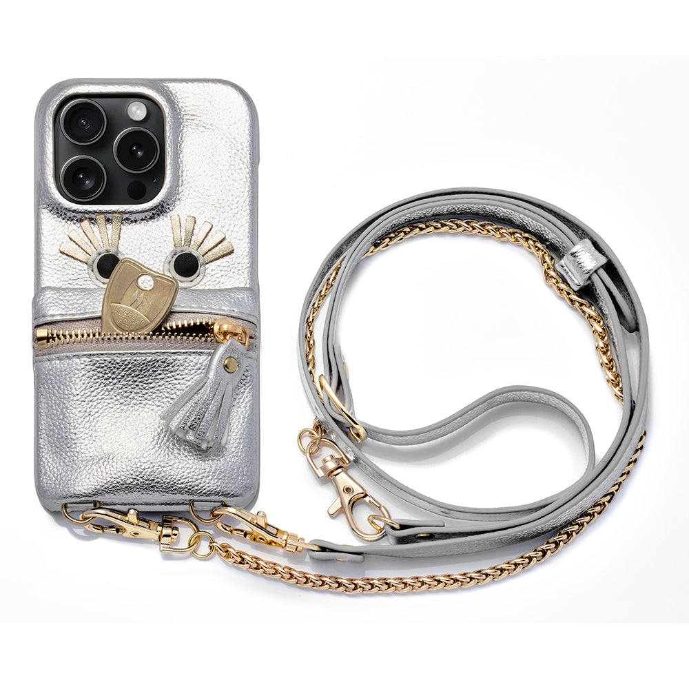 follow me case (silver)