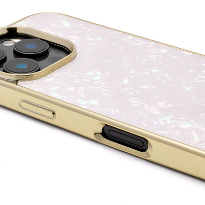 Glass Shell Case (pink)