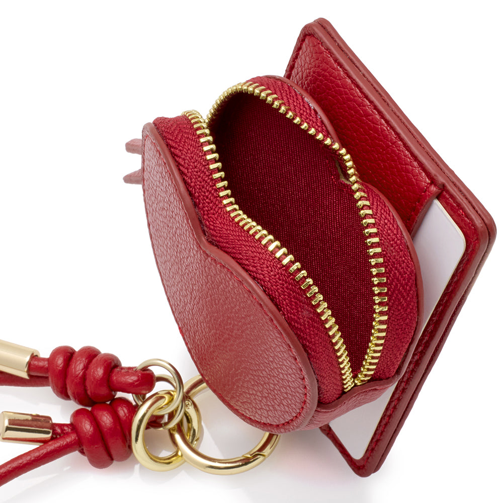 heart charm mag case (red)