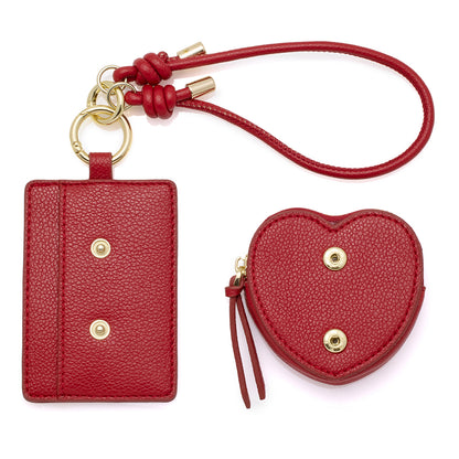 heart charm mag case (red)