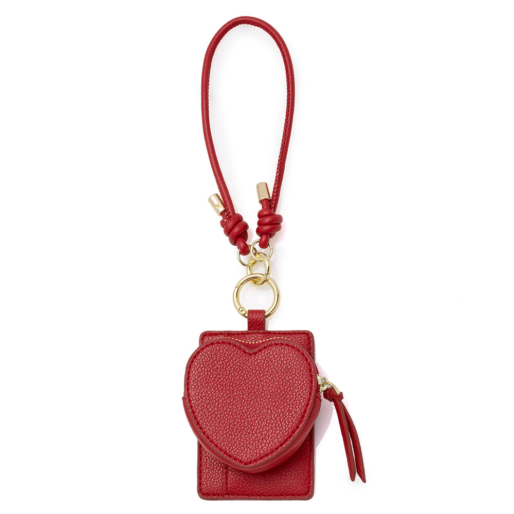 heart charm mag case (red)