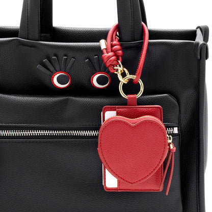 heart charm mag case (red)