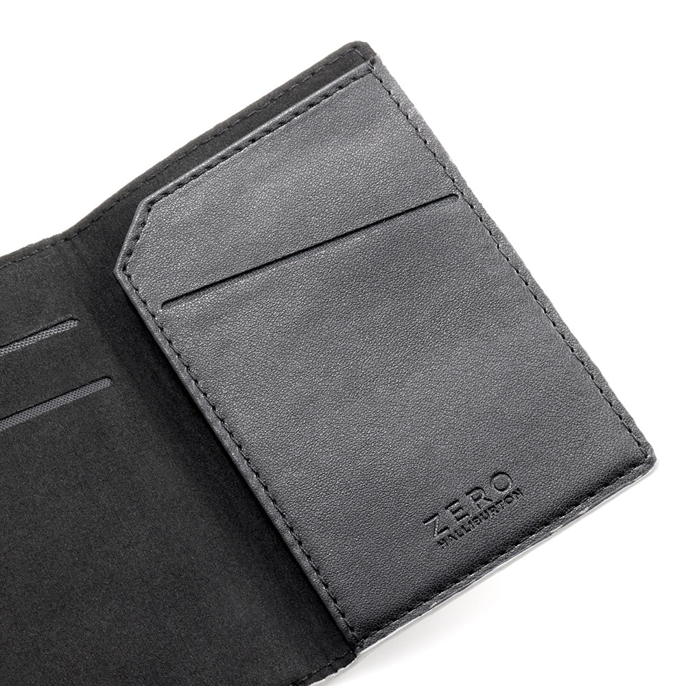Leather Mag Card Case (Black)