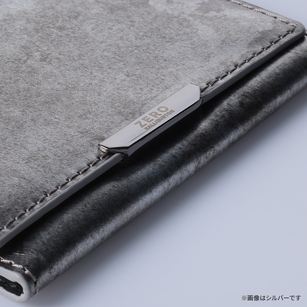 Leather Mag Card Case (Black)