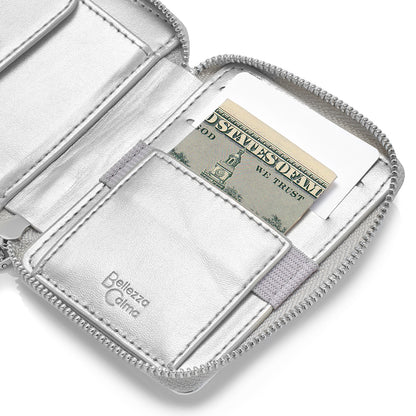 【MagSafe アクセサリー】Mag Coin Case with Hand Strap(silver)