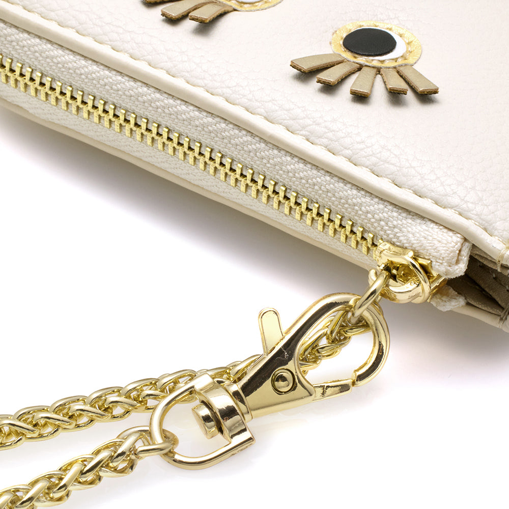 follow me mini wallet (silver)
