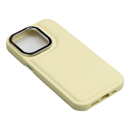 【iPhone15 Pro】ソフトパフケース (イエロー)