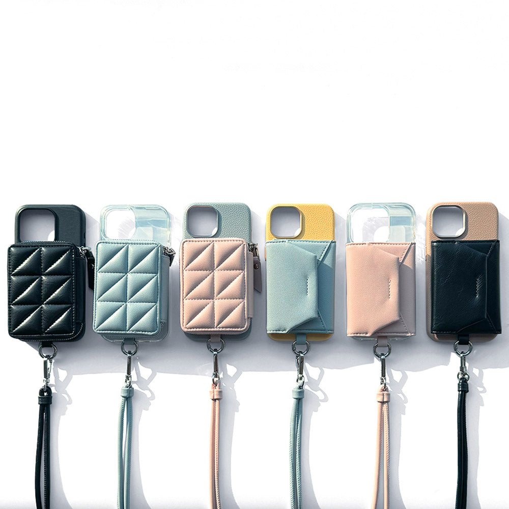 Mag Shoulder Card Wallet (pale blue)