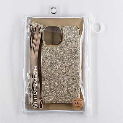 【iPhone15/14/13 ケース】Cross Body Case Duo (shine silver)