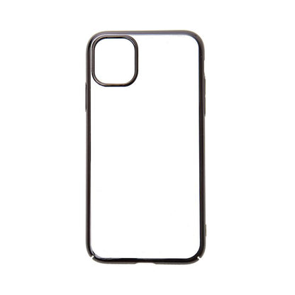 【iPhone11】サイドメッキケース(ブラック)