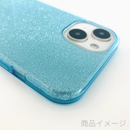 【iPhone13 Pro】シャイニーケース (シルバー)