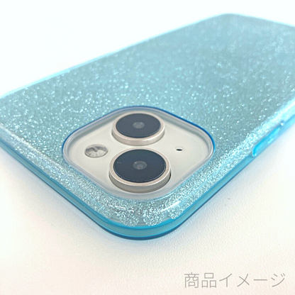 【iPhone13 Pro】シャイニーケース (シルバー)